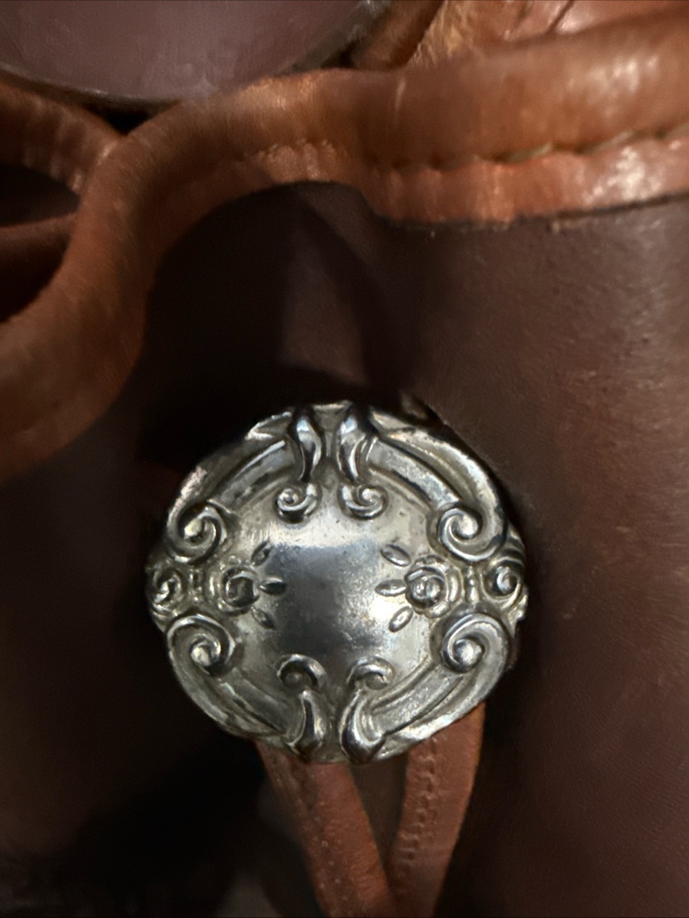 Vintage 1994 western bucket bag crossbody